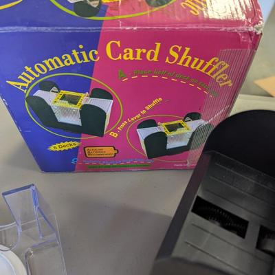 Automatic Card Shufflers Wooden Curved Playing Card Racks (G)