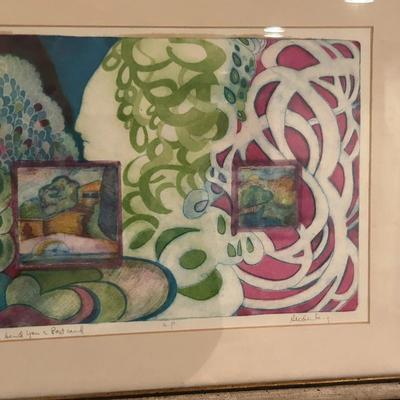 Original Artwork "I'll send you a postcard" by Seidenberg