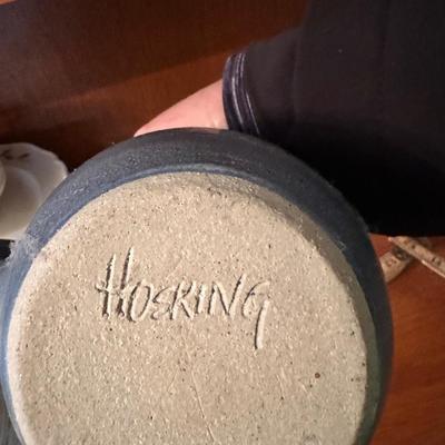 Hosking hand thrown pottery pitcher