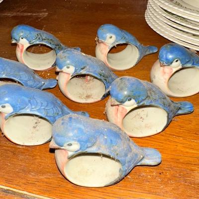 Bird napkin rings