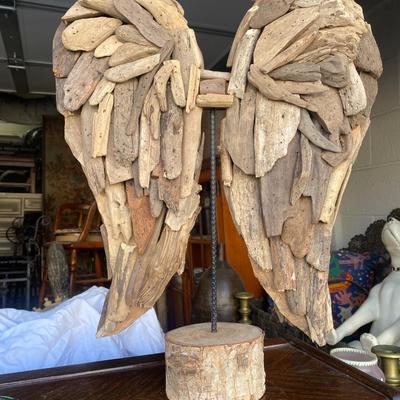 Driftwood Angel Wings Shabby Chic