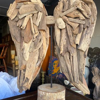 Driftwood Angel Wings Shabby Chic