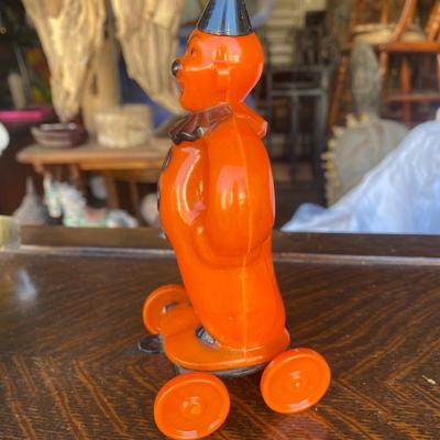 Rosen Rosbro Halloween Zook The Clown Pull Toy RARE 1950s
