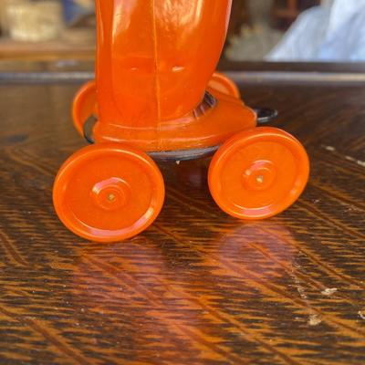 Rosen Rosbro Halloween Zook The Clown Pull Toy RARE 1950s