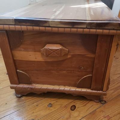 Monogrammed Cedar Chest (B1-KD)
