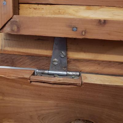 Monogrammed Cedar Chest (B1-KD)