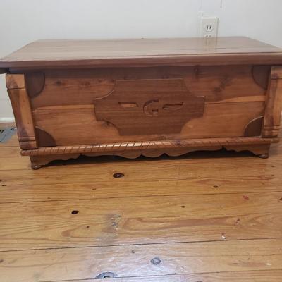 Monogrammed Cedar Chest (B1-KD)