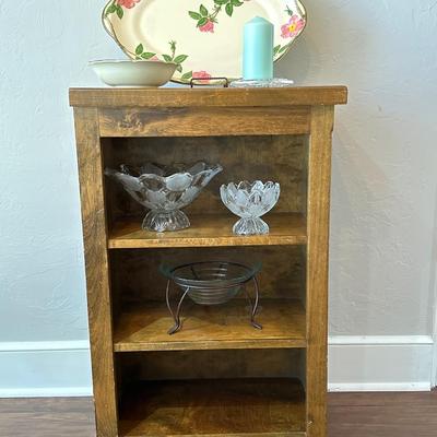 Rustic Cabinet Large Franciscan platter plus all picturesd