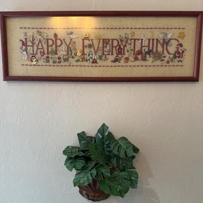 Happy Everything cross stitch