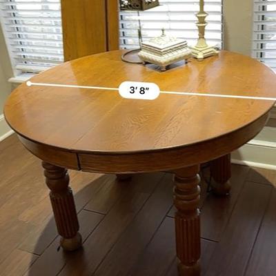 Round Oak Antique Kitchen table lot