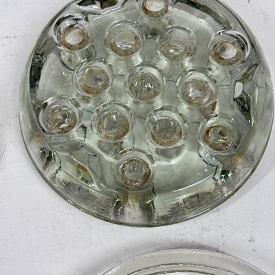 Lot of 4 Glass Flower Frogs
