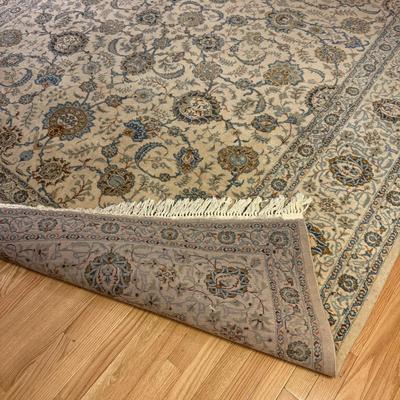 Large Keshan Persian Area Rug, 8’6” x 11’11” (GB-HS)