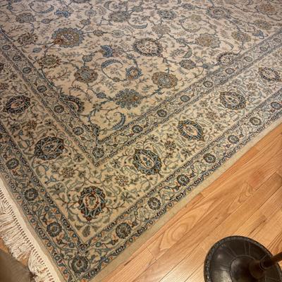 Large Keshan Persian Area Rug, 8’6” x 11’11” (GB-HS)