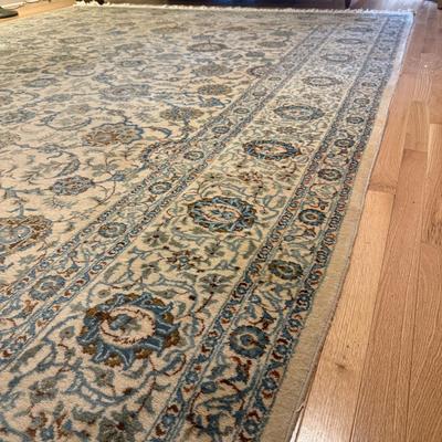 Large Keshan Persian Area Rug, 8’6” x 11’11” (GB-HS)