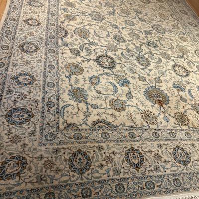 Large Keshan Persian Area Rug, 8’6” x 11’11” (GB-HS)