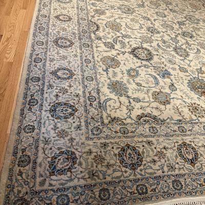 Large Keshan Persian Area Rug, 8’6” x 11’11” (GB-HS)