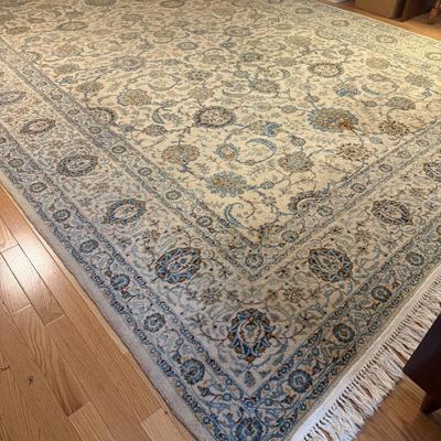Large Keshan Persian Area Rug, 8’6” x 11’11” (GB-HS)