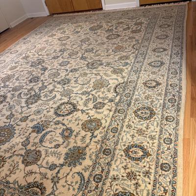 Large Keshan Persian Area Rug, 8’6” x 11’11” (GB-HS)