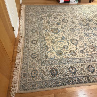 Large Keshan Persian Area Rug, 8’6” x 11’11” (GB-HS)