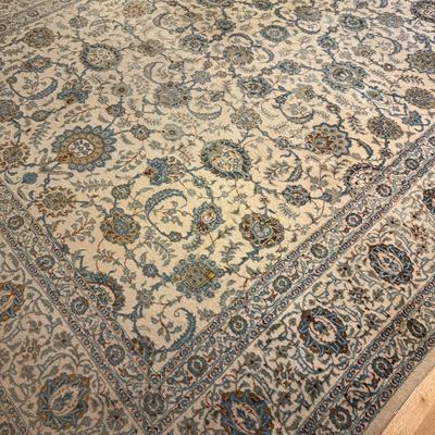 Large Keshan Persian Area Rug, 8’6” x 11’11” (GB-HS)