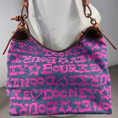 Dooney & Bourke Denim Handbag New!