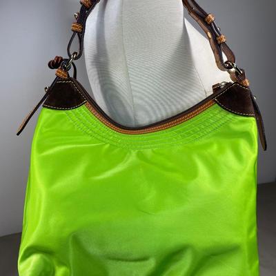 Dooney & Bourke Neon Lime Nylon Handbag