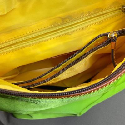 Dooney & Bourke Neon Lime Nylon Handbag