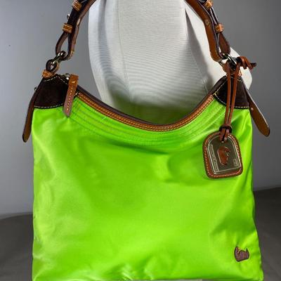 Dooney & Bourke Neon Lime Nylon Handbag