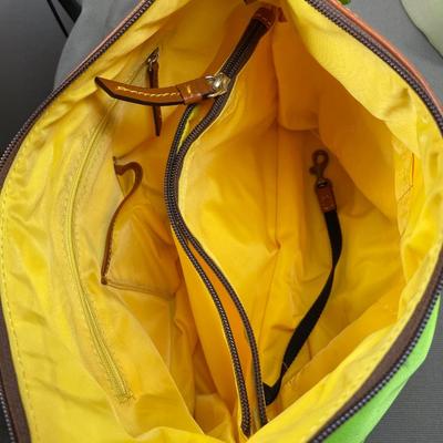 Dooney & Bourke Neon Lime Nylon Handbag