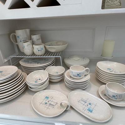 Franciscan Atomic Oasis Mid Century dishes set 2