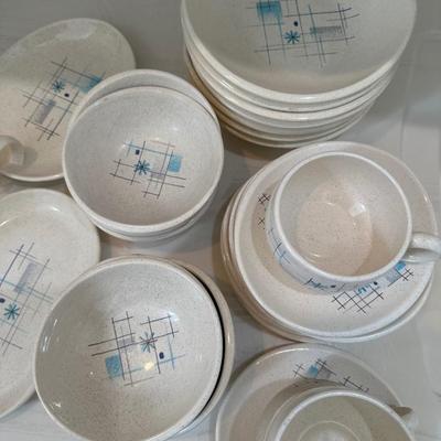 Franciscan Atomic Oasis Mid Century dishes - set 3