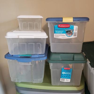22 Plastic Storage Bins (B1-KD)