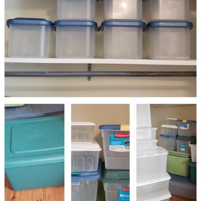 22 Plastic Storage Bins (B1-KD)