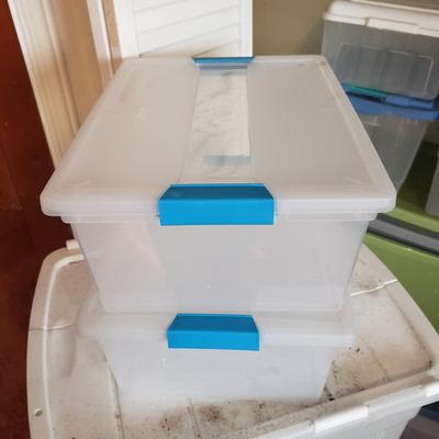 22 Plastic Storage Bins (B1-KD)