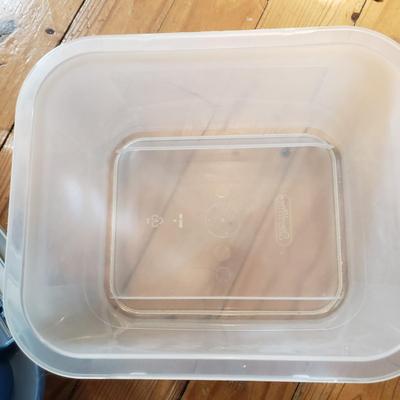 22 Plastic Storage Bins (B1-KD)