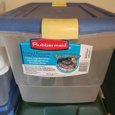 22 Plastic Storage Bins (B1-KD)