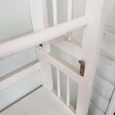 Two Collapsible Wooden Shelves (L-KD)