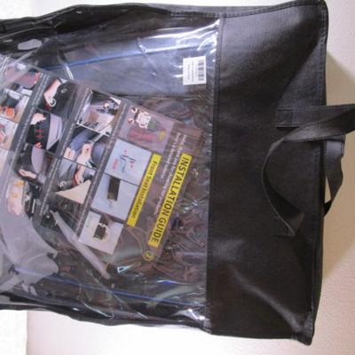 New in sealed pkg Black with blue stitching Vankerful Car seat covers