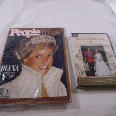 New in wrapper People Princess Diana magazine, Royal wedding 2011 DVD