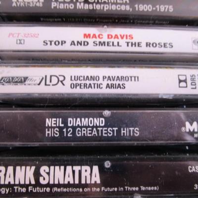 17 cassette tapes with case