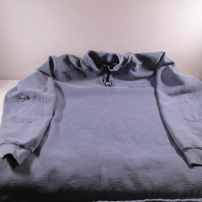 Eddie Bauer sweatshirt pullover with zipper collar