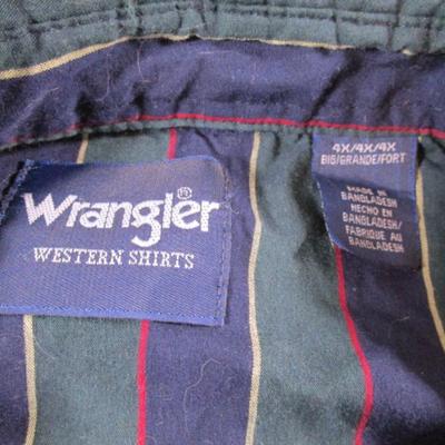 Like New Wrangler western shirt, snap-down, long sleeve