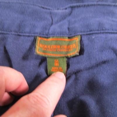 2 pr cargo shorts, navy blue, excellent condition