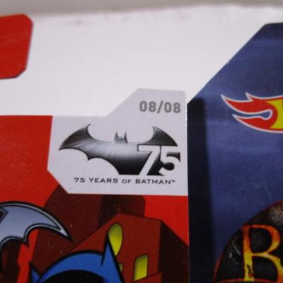 New in package, 2 Hot Wheels cars, Batman