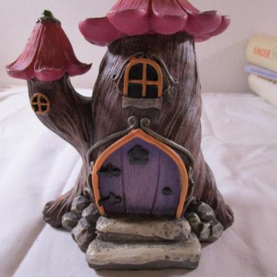 Pink Fairy Garden house