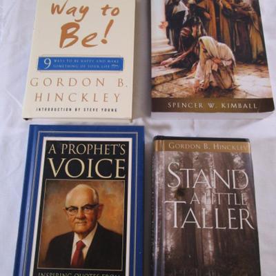 4 Inspirational books by Gordon B. Hinckley