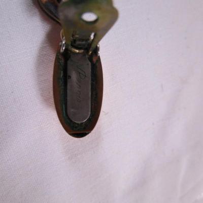 Renoir 14" Copper necklace & clip earrings