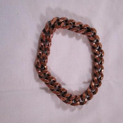 Copper bracelet 7" long