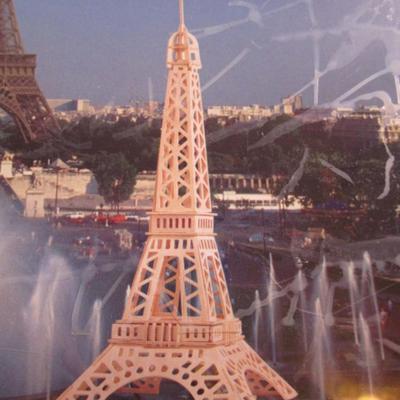 New in wrapper Creatology wooden puzzle, Eiffel Tower