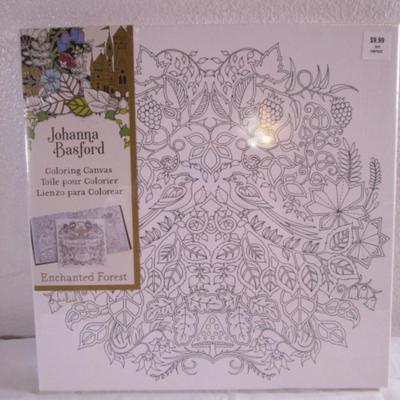 New in wrapping Johanna Basford coloring canvas